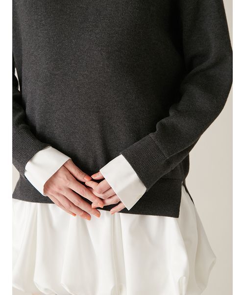 LILY BROWN（リリーブラウン） ワンピース ニットドッキングバルーン