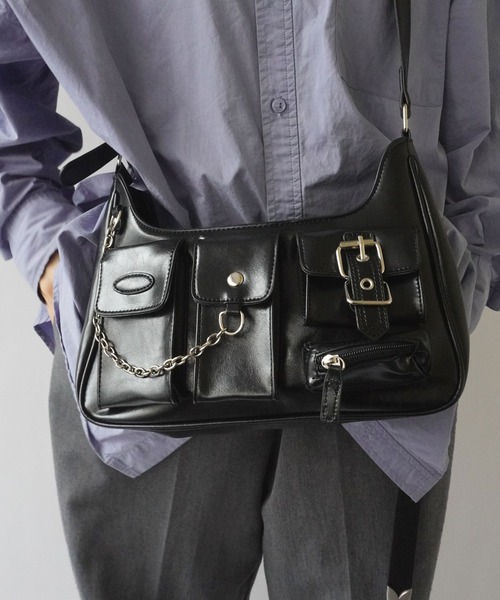 Port（ポート） ショルダーバッグ バッグ 「 」 チェーン デザイン