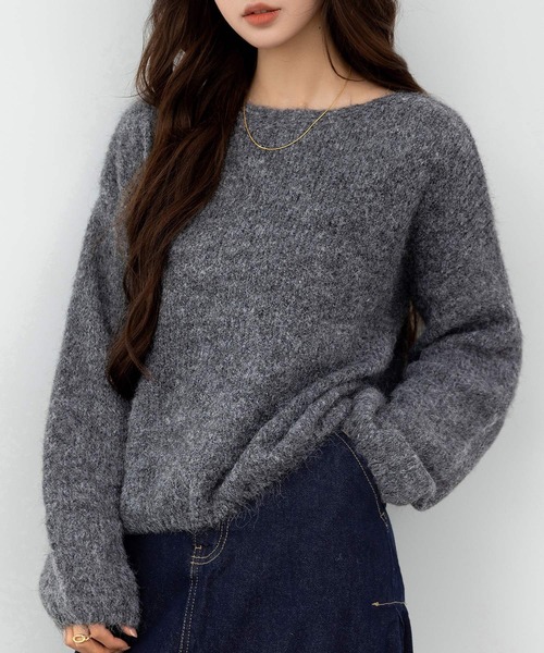 DAY CLOSET ニット セーター 「肩魅せ2WAY」ゆるっと綺麗見せ。長袖