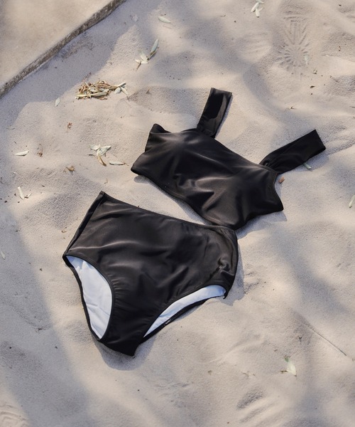 水着 「 ラッシュガード 」 3点セットセパレート水着付きサロペット