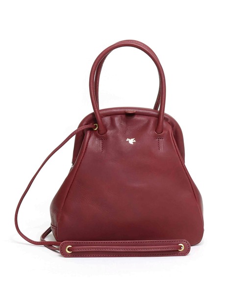 sot（ソット） トートバッグ 公式 ELEGANZAレザー 2way がま口