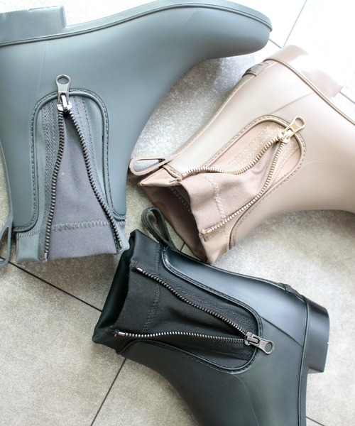 EDWIN（エドウィン） 長靴 レインブーツ 「防水」防水 サイドジップ