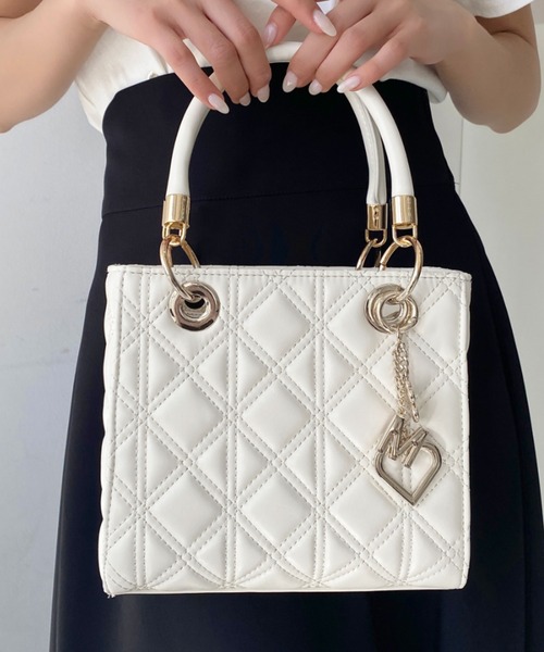 moment+ ショルダーバッグ バッグ オリジナルチャーム付き2WAY