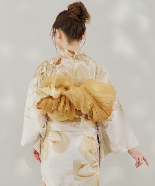 sugar nine 浴衣コーデを華やかにするオーガンジー兵児帯 レディース