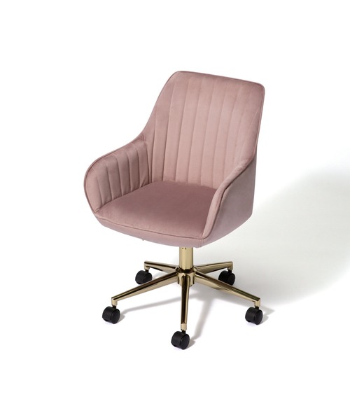 Francfranc（フランフラン） 家具 エルドラド デスクチェア ピンク