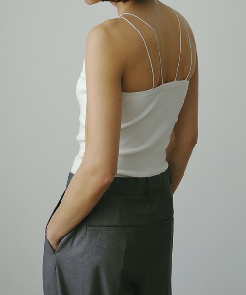 ETRE TOKYO（エトレトウキョウ） キャミソール DEPENDRE Wストラップ
