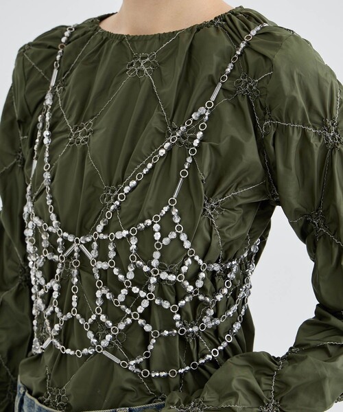 MURAL（ミューラル） ベスト ジレ 「MURRAL/ミューラル」Jewel bustier