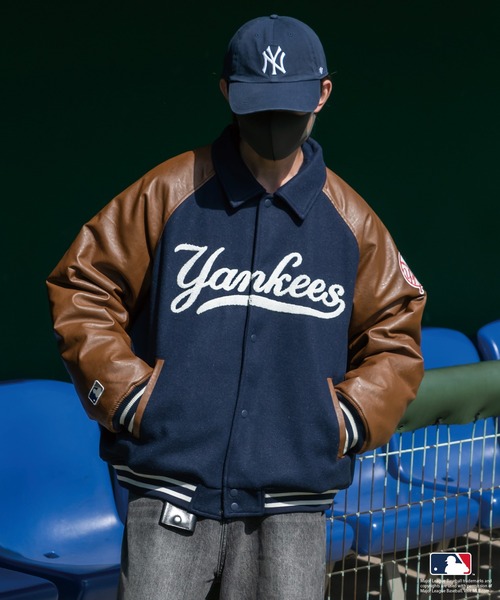 Perushu スタジャン MEDIUM ネイビー メンズ : ZOZOTOWN Yahoo!店