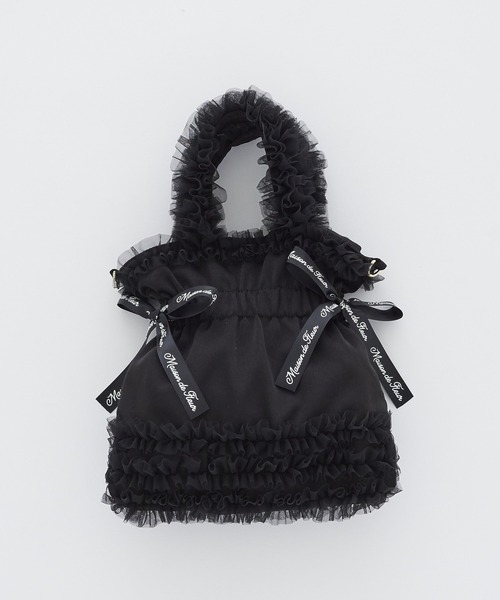 Maison de FLEUR（メゾンドフルール） トートバッグ チュールフリル