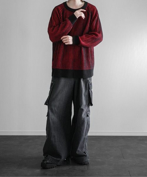 KUUUPY（クーピー） セーター ニット Ribbed Color-Block Crewneck