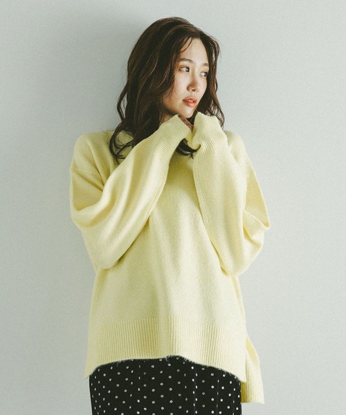 select MOCA by son」 半袖ニット FREE ライトグリーン レディース