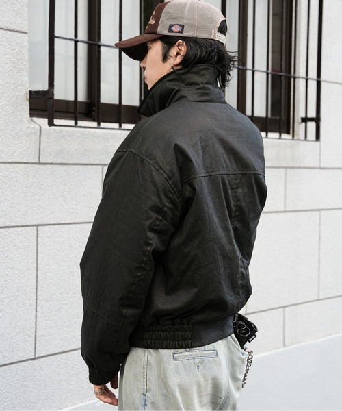 Bleme ブルゾン アウター ファイヤーマン 中綿ボリューム オイルド