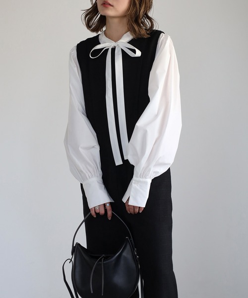 Bonjour Sagan（ボンジュールサガン） ブラウス シャツ 前後2WAY