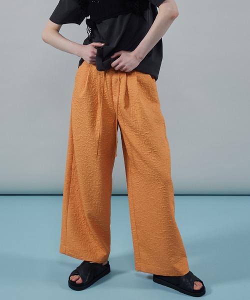 MAISON SPECIAL（メゾンスペシャル） スラックス パンツ Floating