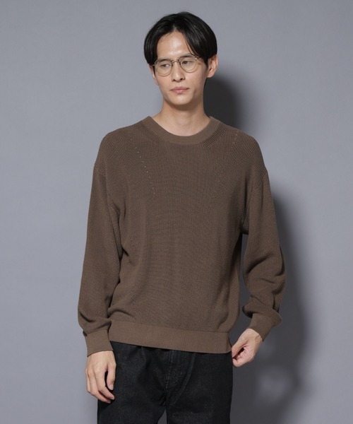 NANO universe（ナノ・ユニバース） セーター ニット マーセライズ