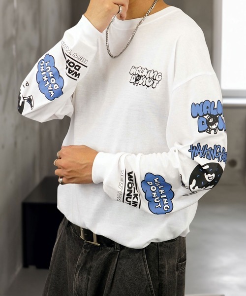 BURNER（バーナー） tシャツ 「GROOVY STORE」WALKING DONUT 刺繍