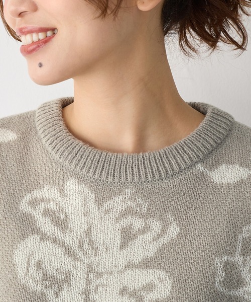 Viola e Viola（ヴィオラ エ ヴィオラ） ニット セーター フラワー