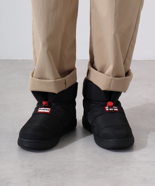 HUNTER（ハンター） ブーツ レディース イン/アウト パファー ブーティ