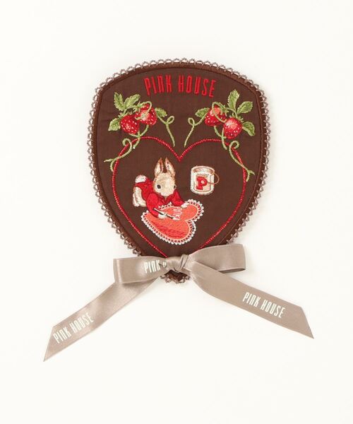 PINK HOUSE（ピンクハウス） ブローチ Rambling Hearts刺繍ワッペン