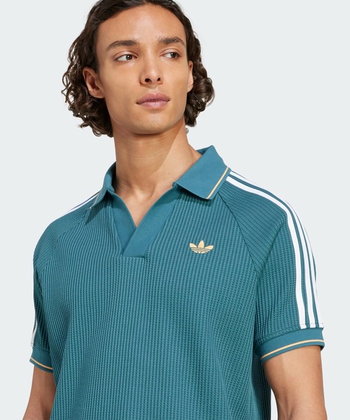 adidas（アディダス） ポロシャツ オリジナルス ワッフル ニット
