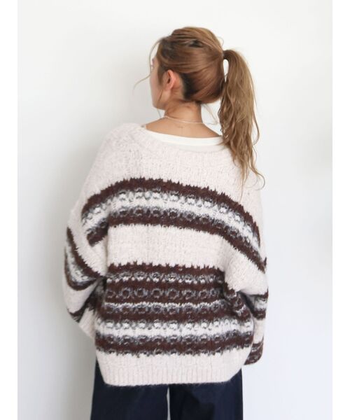 Ungrid（アングリッド） カーディガン ローゲージラメニット