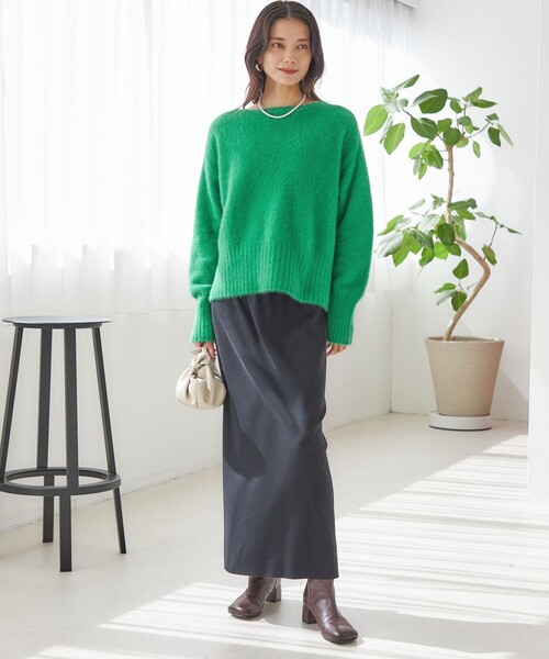 SHIPS（シップス） ニット セーター 「手洗い可能」フォックス クルー