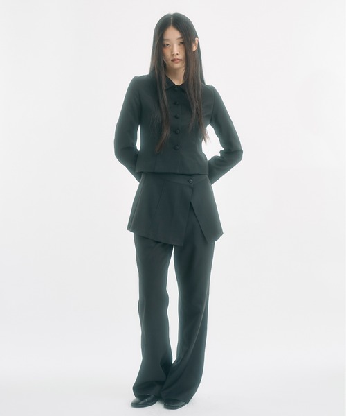 FEKETE（フェケテ） コート アウター round collar jacket / ラウンド