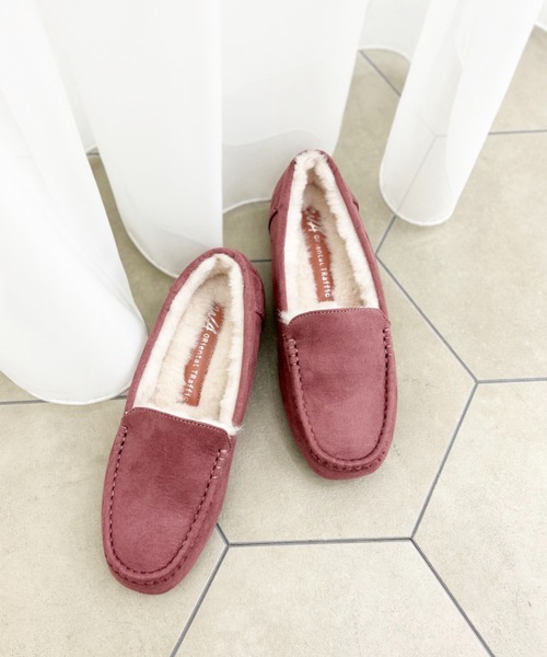 WA ORiental TRaffic デッキシューズ モカシン ＼ ふわふわ あったか