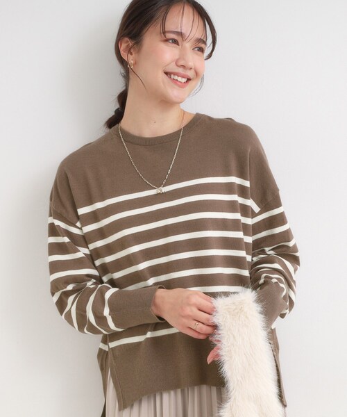 DRESKIP（ドレスキップ） ニット セーター 「洗濯機可/S-LL」ゆる