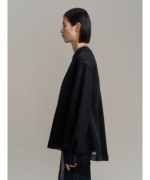 UN3D.（アンスリード） tシャツ PANEL DOUBLE FACE MESH TOP / パネル