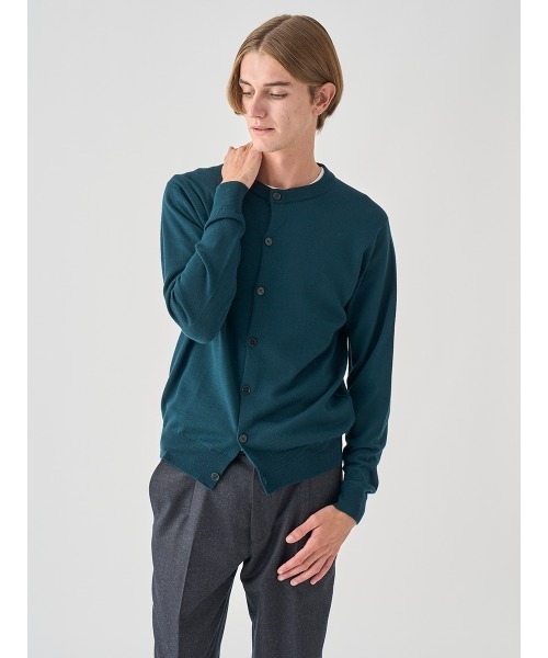 JOHN SMEDLEY（ジョンスメドレー） カーディガン クルーネック長袖