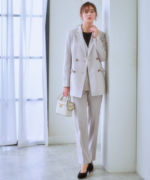 7days Life Styling セットアップ ドビー素材3点セットスーツ（ダブル