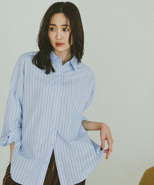 NOBLE（ノーブル） 長袖シャツ FREE ホワイト レディース : ZOZOTOWN