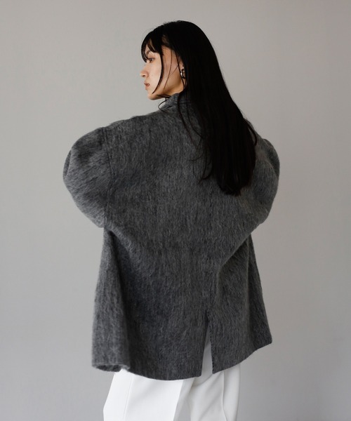 ENC コート アウター shaggy middle coat / シャギーミドルコート