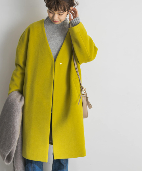 URBAN RESEARCH（アーバンリサーチ） ノーカラーコート 36 キャメル