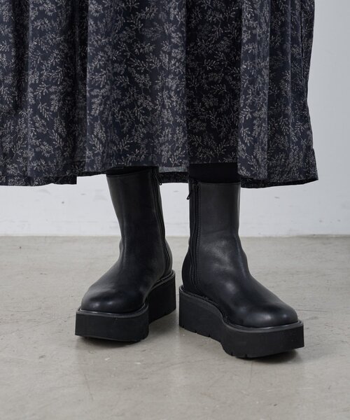 BEARDSLEY（ビアズリー） ブーツ レザーミドルブーツ レディース