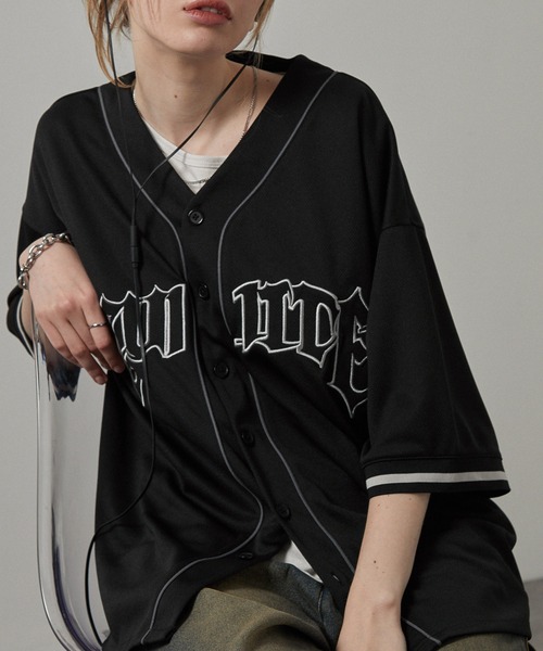 シャツ 「Alfred Alex」ゲームデザイン ナンバリング ビッグベース