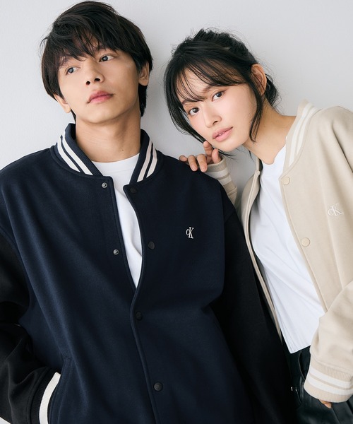 Calvin Klein（カルバン・クライン） スタジャン ジャケット - バー