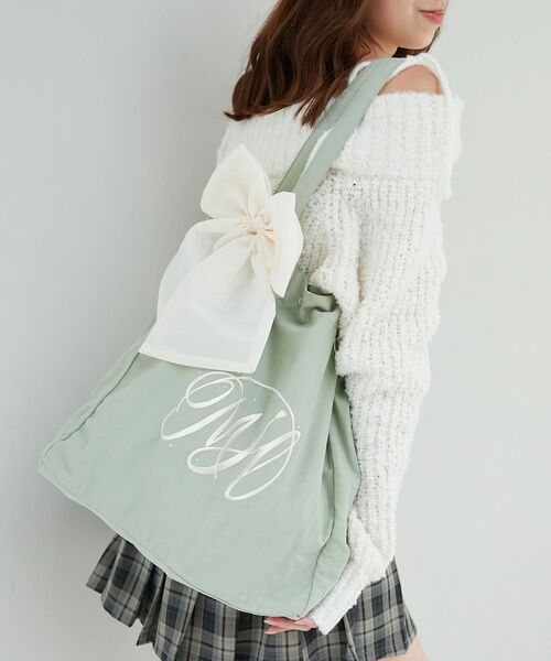 MAJESTIC LEGON（マジェスティックレゴン） トートバッグ リボン