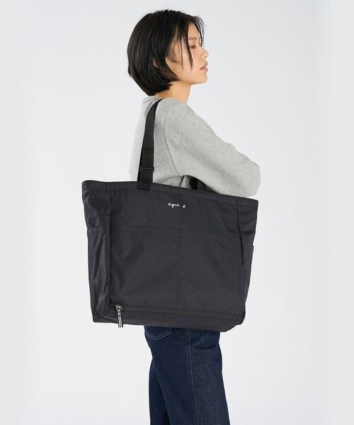 agnes b.（アニエスベー） マザーズバッグ ロゴ ペアレンツバッグ