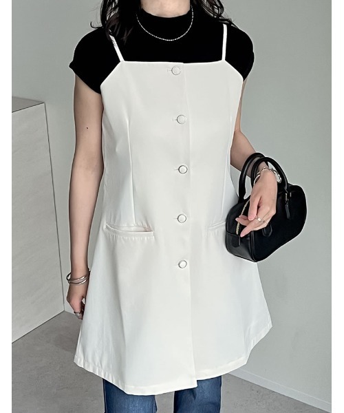 Re:EDIT（リエディ） キャミソール 「神山まりあさん着用」フロント