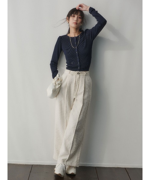 anuans（アニュアンス） カーディガン リュクスビスコースニット