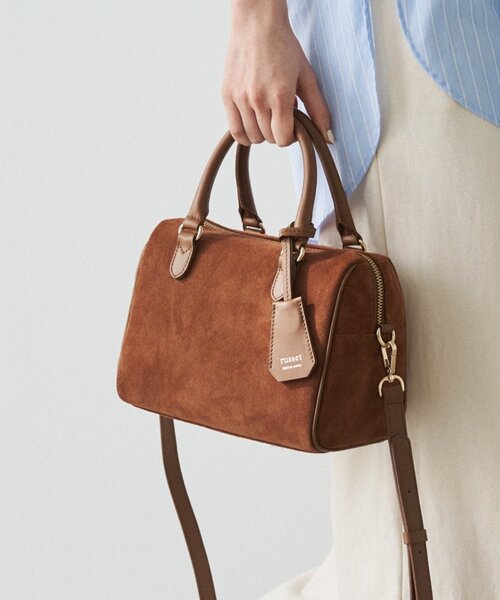 russet（ラシット） ボストンバッグ スエード2WAYミニボストンバッグ