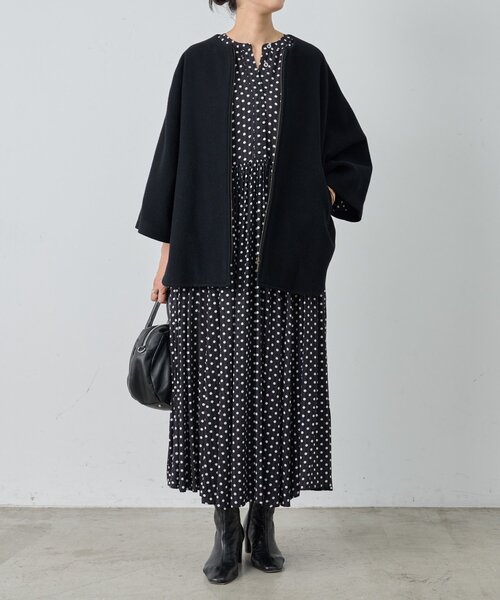 BEARDSLEY（ビアズリー） コート アウター ウールポンチョコート