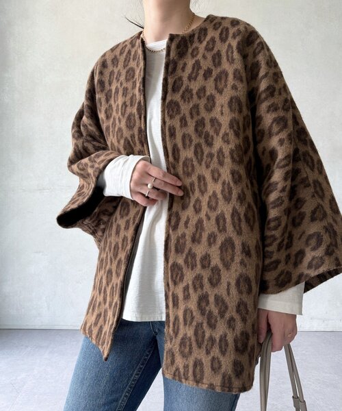 BEARDSLEY（ビアズリー） コート アウター ウールポンチョコート