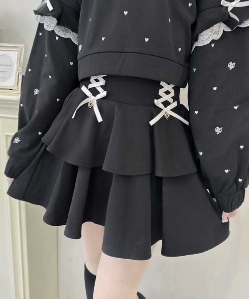 ROJITA（ロジータ） スカート 「セットアップ対応」裏毛ティアード