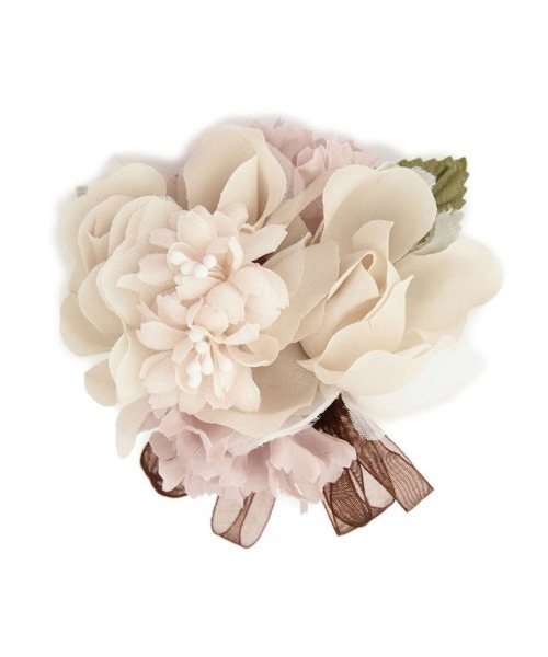 SUIT SELECT ブローチ ブーケのようなコサージュ/金具はピンとクリップ