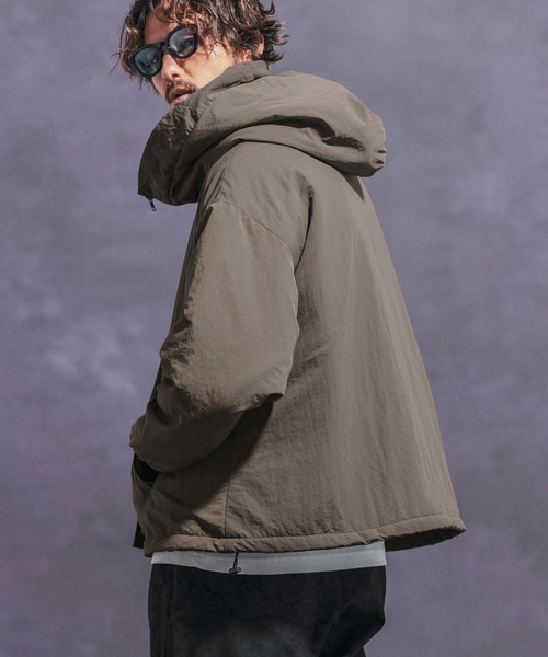 Jih Nunc（ジーヌンク） ナイロンジャケット mj10141- 裏ボアナイロン