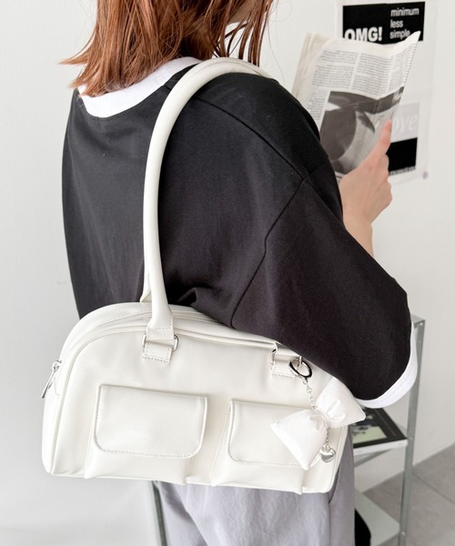 WEGO（ウィゴー） ボストンバッグ WEGO/チャーム付きボストンバッグ