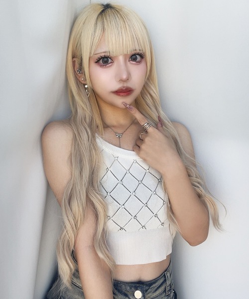 Diable baiser（ディアブルベーゼ） キャミソール ビジューさらさら